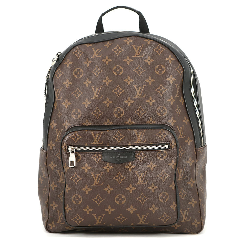 Louis Vuitton Monogram Macassar Brown Josh NV Backpack Black Bag